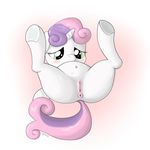  anus blush cub duo equine female friendship_is_magic fur green_eyes hair horn horse lying mammal my_little_pony navel nipples on_back pony pussy shoroch spread_legs spreading sweetie_belle_(mlp) teats two_tone_hair unicorn white_fur young 