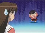  animated animated_gif azumanga_daiou black_hair mizuhara_koyomi school_uniform screencap serafuku sweat sweat_drop takino_tomo tantrum 