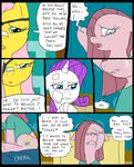  bandage blue_eyes comic crying cutie_mark dialog english_text equine eyes female feral fluttershy_(mlp) friendship_is_magic fur group hair horn horse inside mammal metal_(artist) my_little_pony pegasus pink_fur pink_hair pinkamena_(mlp) pinkie_pie_(mlp) pony purple_hair rarity_(mlp) sad sitting tears text unicorn white_fur wings yellow_fur 