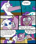  blue_eyes comic cutie_mark dialog english_text equine eyes female feral friendship_is_magic fur grin group hair horn horse inside mammal metal_(artist) my_little_pony nurse_redheart_(mlp) pink_fur pink_hair pinkamena_(mlp) pinkie_pie_(mlp) pony purple_hair rarity_(mlp) text unicorn white_fur 