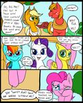  applejack_(mlp) big_macintosh_(mlp) blonde_hair blue_eyes blue_fur comic cowboy_hat crying cutie_mark dialog english_text equine eyes female feral fluttershy_(mlp) freckles friendship_is_magic fur green_eyes group hair hat horn horse male mammal metal_(artist) multi-colored_hair my_little_pony orange_fur orange_hair outside pegasus pink_fur pink_hair pinkie_pie_(mlp) pony purple_hair rainbow_dash_(mlp) rainbow_hair rarity_(mlp) red_fur smile tears text unicorn white_fur wings yellow_fur 