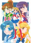  aino_minako back_bow bishoujo_senshi_sailor_moon black_hair blonde_hair blue_choker blue_eyes blue_hair blue_sailor_collar blue_skirt boots bow brooch brown_hair choker double_bun earrings elbow_gloves full_body gloves green_choker green_eyes green_sailor_collar hair_bobbles hair_bow hair_ornament hairpin half_updo hand_on_hip hino_rei hirota_kaoru inner_senshi jewelry kino_makoto knee_boots long_hair magical_girl mizuno_ami multiple_girls ofuda one_eye_closed orange_choker orange_sailor_collar pink_bow ponytail profile purple_eyes red_bow red_choker red_sailor_collar ribbon sailor_collar sailor_jupiter sailor_mars sailor_mercury sailor_moon sailor_senshi sailor_senshi_uniform sailor_venus short_hair skirt smile tiara tsukino_usagi twintails v white_gloves 