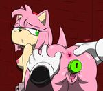  amy_rose anthro anus breasts butt dildo disembodied_hand duo female hands hedgehog mammal nipples nude penetration pussy sega sex_toy slypon sonic_(series) vaginal vaginal_penetration vibrator 