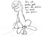  dildo equine eyes_closed female feral friendship_is_magic horn horse lyra_(mlp) lyra_heartstrings_(mlp) madhotaru mammal masturbation monochrome my_little_pony open_mouth plain_background pony pussy pussy_juice sex_toy solo text unicorn white_background 