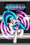  blindcoyote cute english_text equine eyewear female feral friendship_is_magic horn horse my_little_pony pony solo sunglasses text unicorn vinyl_scratch_(mlp) 