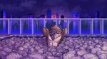 accipitrid accipitriform anthro avian bird building chicken eagle feral galliform gallus_(genus) ghosta group hi_res humor looking_at_viewer male muscular muscular_male phasianid philippine_eagle pirate_eagle shirtless shirtless_male skyscraper sunset swimming_pool