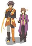  1girl baggy_pants belt black_hair brown_hair cosplay costume_switch gloves goggles green_eyes hon_(orange-ade) pants ponytail raven_(tales) raven_(tales)_(cosplay) rita_mordio rita_mordio_(cosplay) tales_of_(series) tales_of_vesperia 