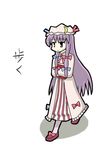  bad_id bad_pixiv_id book dress nyantalab patchouli_knowledge purple_eyes purple_hair solo touhou 