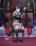  asura_cryin' glasses highres kurosaki_shuri school_uniform screencap solo 
