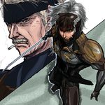  chokuto cigarette lowres male male_focus metal_gear metal_gear_(series) metal_gear_solid raiden solid_snake sword weapon 