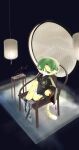 absurd_res asian_clothing black_cloak black_clothing chinese_clothing cloak clothing east_asian_clothing felid green_eyes green_hair hair hi_res humanoid leopard lkj23417 male mammal pantherine solo world_cup zakumi