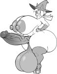 anthro areola balls big_breasts big_butt biped bovid breasts butt caprine clothed clothing crossgender deltarune dongitos eyewear footwear genitals glasses gynomorph hat headgear headwear hi_res high_heels huge_breasts huge_butt hyper hyper_breasts hyper_butt intersex legwear mammal mtg_crossgender mti_crossgender nipples penis ralsei shoes solo thick_thighs thigh_highs undertale_(series) vein veiny_penis witch_hat
