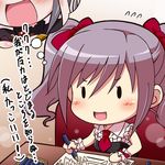  :d blush brooch capelet drawings frills idolmaster idolmaster_cinderella_girls jewelry kanzaki_ranko lowres necktie open_mouth pencil short_hair silver_hair sitting sleeveless smile solo table translated twintails uraichishi wings wrist_cuffs 