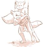  anal anthro aogami arctic_fox canine cub fox gay male mammal penis squirrelfox swing young 