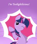  bracelet cutie_mark equine female feral friendship_is_magic hair horn horse jewelry looking_at_viewer mammal multi-colored_hair my_little_pony ninja-8004 one_eye_closed pony purple_eyes twilight_sparkle_(mlp) unicorn wink 