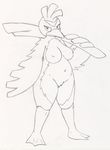  avian breasts chubby farfetch&#039;d farfetch'd female hybridprojectalpha nintendo pok&#233;mon pok&#233;morph pok&eacute;mon video_games 