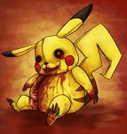  blood claws creepy creepypasta doll entrails feral gore grin guts intestines mouse nightmare_fuel nintendo pikachu plushie pok&eacute;mon rodent smile solo soul_devouring_eyes teeth video_games 