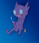  balls blush cum drooling imp male male/male masturbation nintendo penis pok&eacute;mon pok&eacute;mon_(species) sableye saliva solo sweat tongue tweecredo video_games 