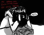  black_hair creepypasta dialog hair human jeff_the_killer photo sad text 