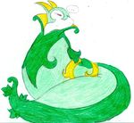  bigger_version_at_the_source bunearyk nintendo overweight plain_background pok&#233;mon pok&eacute;mon red_eyes reptile scalie serperior snake solo video_games white_background 