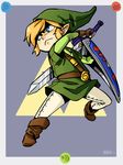  bad_id bad_tumblr_id belt blonde_hair blue_eyes daniella_mccole hat highres link male_focus master_sword pointy_ears shield solo sword the_legend_of_zelda the_legend_of_zelda:_the_wind_waker toon_link tunic weapon 