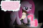  computer cutie_mark english_text equine eyes female feral friendship_is_magic fur group hair horse human inside male mammal my_little_pony nimaru pink_fur pink_hair pinkamena_(mlp) pinkie_pie_(mlp) pony sitting smile text 