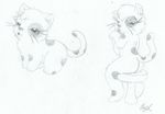  bigger_version_at_the_source breasts bunearyk butt cat feline female feral licking mammal open_mouth plain_background side_boob sitting sketch smile stool tongue tongue_out 