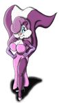 breasts cartoon cleavage clothed clothing female fifi_la_fume fluffy_tail gown high_heels jessica_rabbit jessica_rabbit_(cosplay) mammal skunk skunkette solo tiny_toon_adventures tiny_toons toon uruseiranma warner_brothers 