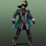  beard facial_hair guan_yu hat shin_sangoku_musou the_three_musketeers 