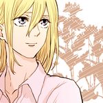  blonde_hair christa_renz face hair_between_eyes shingeki_no_kyojin short_hair tadokorodk 