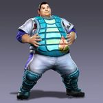  1boy alternate_costume baseball fat fat_man shin_sangoku_musou xu_zhu 