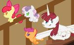  apple_bloom_(mlp) babies beavernator cub cutie_mark cutie_mark_crusaders_(mlp) equine female feral friendship_is_magic group hi_res horn horse lauren_faust_(character) mammal my_little_pony pegasus pony scootaloo_(mlp) sweetie_belle_(mlp) unicorn winged_unicorn wings young 