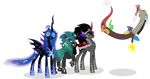  alpha_channel beard black_hair blue_hair changeling crossgender cutie_mark discord_(mlp) draconequus equine eyes_closed facial_hair female feral friendship_is_magic green_eyes group hair hi_res horn king_sombra_(mlp) male mammal my_little_pony nightmare_moon_(mlp) open_mouth plain_background queen_chrysalis_(mlp) red_eyes teal_eyes tongue tongue_out transparent_background unicorn winged_unicorn wings zimvader42 