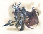  armor demon dungeons_&amp;_dragons halo horn jesper_ejsing no_eyes polearm spear vorthian wings wizards_of_the_coast 