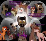  black_hair blood blue_eyes blush brown_hair candy_bar carley_(the_walking_dead) cutie_mark death doug_(the_walking_dead) equine eyes_closed female feral friendship_is_magic gun hair horn horse lee_everett_(the_walking_dead) levitation lilmissspectrum magic male mammal my_little_pony open_mouth ponification pony ranged_weapon smile the_walking_dead unicorn weapon yellow_eyes 