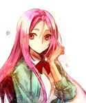  hachini kuroko_no_basuke long_hair momoi_satsuki pink_eyes pink_hair school_uniform solo 