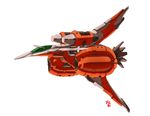  d-117_axelay highres no_humans science_fiction signature simple_background space_craft starfighter vuccha white_background 