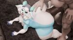 16:9 3d_(artwork) abs anal anal_penetration animal_genitalia animal_penis anthro balls big_balls big_butt big_penis blender_(artwork) blender_cycles blu_(bludoe) blue_body butt clothing deer digital_media_(artwork) duo equid equine equine_genitalia equine_penis erection femboy fur genitals hair hi_res huge_balls huge_butt huge_penis male male/male male_penetrated male_penetrating male_penetrating_male mammal muscular muscular_anthro muscular_male nipples nude pecs penetration penile penis question_mark sex shadedance size_difference tail thick_thighs white_hair wide_hips widescreen