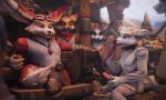 3d_(artwork) anthro bandage being_watched big_ears blizzard_entertainment blue_eyes bodily_fluids bottomwear bulge bull_ring canid canine claws clothed clothed/nude clothed_anthro clothing coin collar collar_only crowd crowd_scene crowd_watching crowded desert digit_ring digital_media_(artwork) ear_piercing ear_ring eyewear eyewear_on_head facial_piercing feet foot_fetish foot_focus foot_lick foot_play fur fur_markings genital_fluids genitals glistening glistening_genitalia glistening_pawpads goggles goggles_on_head group hi_res hindpaw jewelry leaking_penis leaking_precum leg_grab licking loincloth looking_at_another male male/male mammal markings masturbation necklace nose_piercing nose_ring nude orange_eyes pawpads paws piercing precum public public_exposure public_nudity quinn_(vulpera) ring ring_piercing soles spread_legs spreading supplepaws tail toe_ring toes tongue vixenpeeks vulpera warcraft warehouse worker wraps