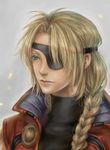  bad_id bad_pixiv_id bartholomew_fatima blonde_hair braid dr. eyepatch male_focus realistic solo upper_body xenogears 