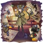  1girl :&lt; ? ?? alternate_costume animal_ears black_necktie black_pantyhose boots brown_boots brown_capelet brown_coat brown_eyes brown_hat candy capelet cheese chess_piece closed_mouth coat collared_shirt deerstalker detective dowsing_rod dress english_text envelope food full_body game_cg grey_hair hat highres holding holding_magnifying_glass holding_with_tail ink inkwell jewelry kurodani_yamame kurodani_yamame_(envoy_from_the_underworld) lace-up_boots long_sleeves looking_at_viewer magnifying_glass mouse_(animal) mouse_ears mouse_girl mouse_tail nazrin nazrin_(genius_mouse_detective) necktie official_art pantyhose pendant prehensile_tail red_eyes rotte_(1109) shirt short_hair solo tail third-party_source touhou touhou_lostword transparent_background wanted_poster white_shirt yorigami_jo&#039;on yorigami_jo&#039;on_(pestilent_phantom_thief_joon) 