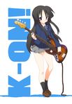  akiyama_mio bass_guitar instrument k-on! school_uniform solo sora_to_umi 