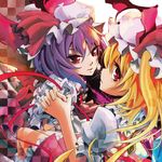  dain flandre_scarlet looking_at_viewer multiple_girls remilia_scarlet siblings sisters touhou 