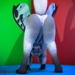 1:1 2025 3d_(artwork) all_fours antennae_(anatomy) anthro anus arthropod arthropod_abdomen bent_over blep blue_anus blue_body blue_skin blue_wings butt butt_heart compound_eyes cornell_box digital_media_(artwork) fluffy fur genitals grey_body grey_fur hair hands_on_ground hi_res insect insect_wings keen_la_lune_(syntaxblue) lepidopteran lepidopteran_wings looking_at_viewer male moth neck_tuft penis presenting presenting_anus presenting_hindquarters shadow simple_background slit_penis solo spots stripes syn-blue tapering_penis tongue tongue_out tuft watermark white_body white_fur white_hair wings
