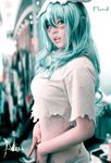  arrancar bleach blue_hair cosplay espada hollow neliel_tu_oderschvank nelliel_tu_odelschwanck nelliel_tu_odelschwanck_(cosplay) photo photoshop 