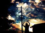  asuka_(artist) scenic silhouette stars tagme 