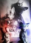  2018 anthro canine carrot_pen cheek_tuft clothed clothing dipstick_ears disney duo english_text female fox hand_in_pocket holding_object judy_hopps lagomorph male mammal nick_wilde notebook poster rabbit restricted_palette smile text thewyvernsweaver tuft wolf zootopia 