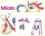  lingerie milotic model nintendo plain_background pok&#233;mon pok&eacute;mon pokemon_lingerie solo video_games 