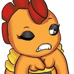  female low_res meme nintendo one_eye_closed pok&#233;mon pok&eacute;mon scrafty u_r_simgle video_games wink 