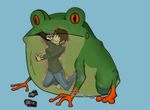  female frog human internal mammal tree_frog vorarephilia vore 